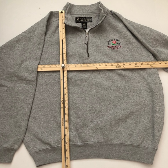 Vintage 2003 Rose Bowl Washington State Embroidered Sweater Size Medium - Picture 8 of 15